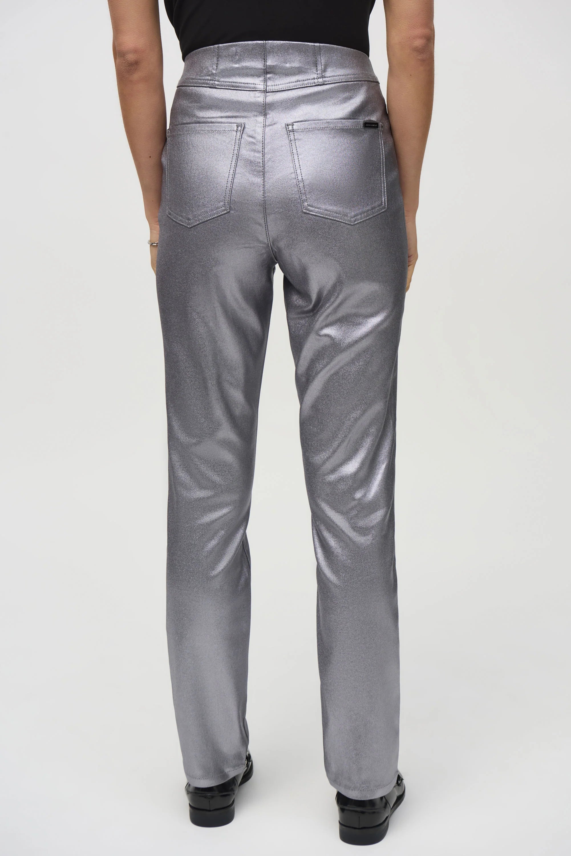 PANTALÓN GRIS METÁLICO 244952
