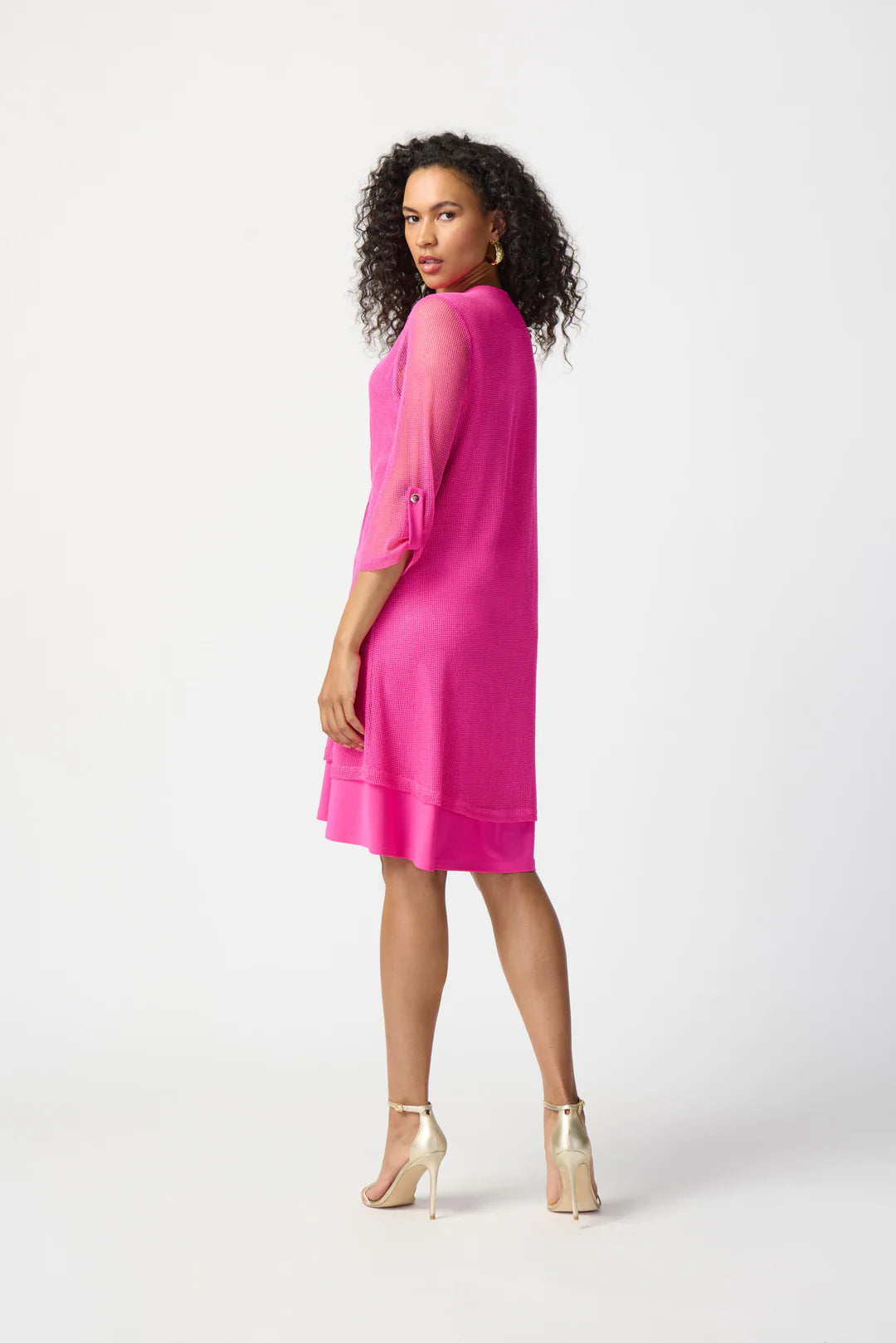 VESTIDO CORTO FIUSHA MALLA 241115