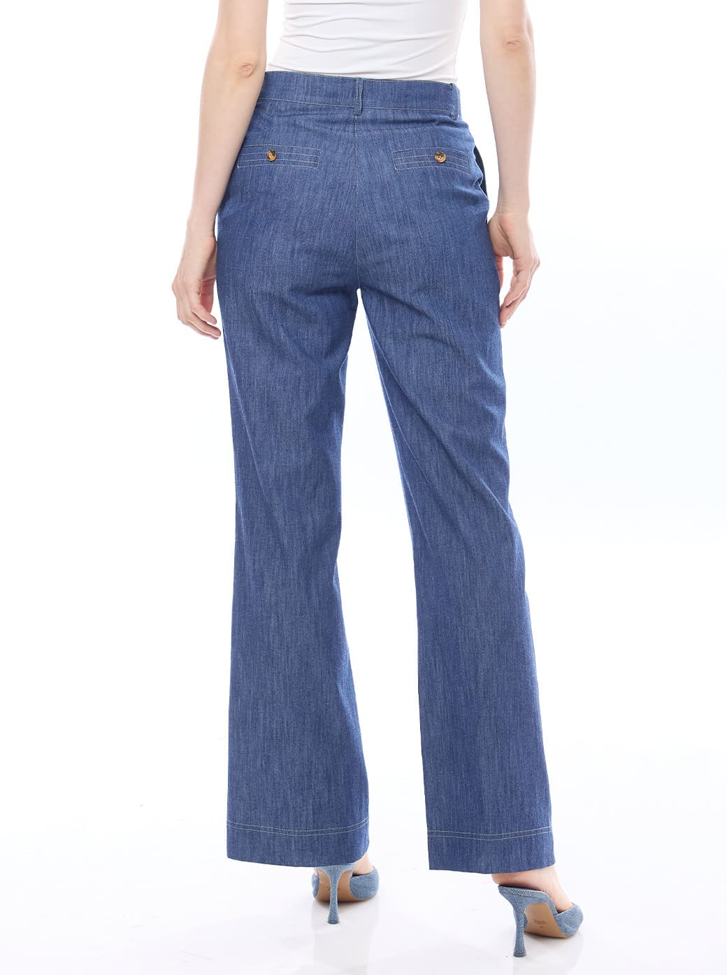 PANTALÓN JEANS AZUL PIERNA AMPLIA 125180