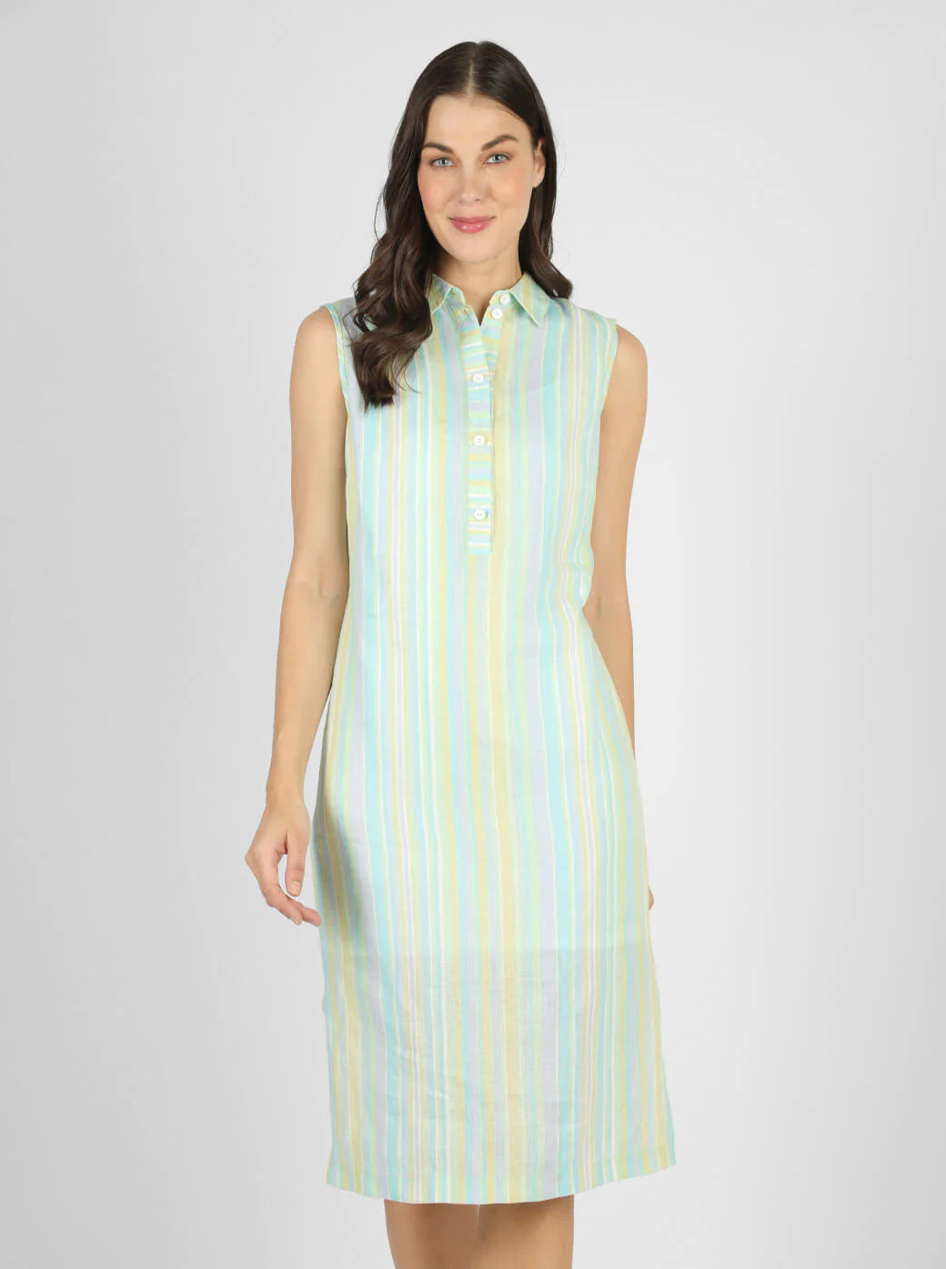 VESTIDO CORTO VERDE ESTAMPADO 124017