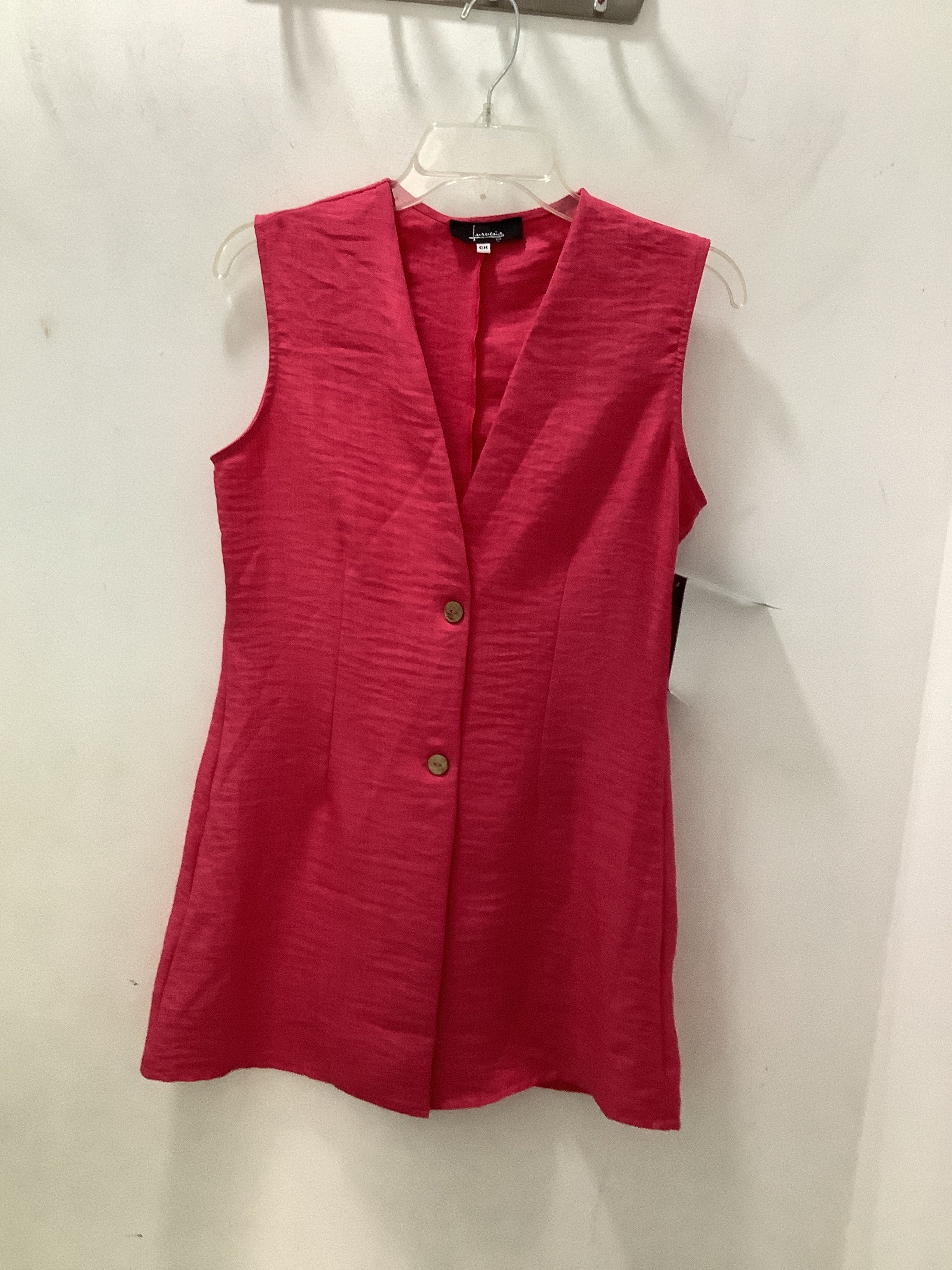 CHALECO FUCSIA L35580