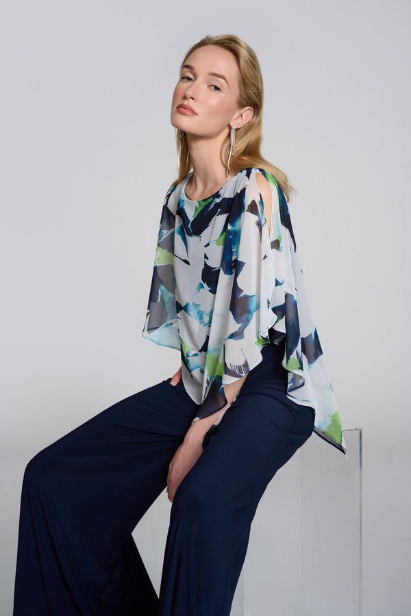 JUMPSUIT MARINO ESTAMPADO GASA 242726