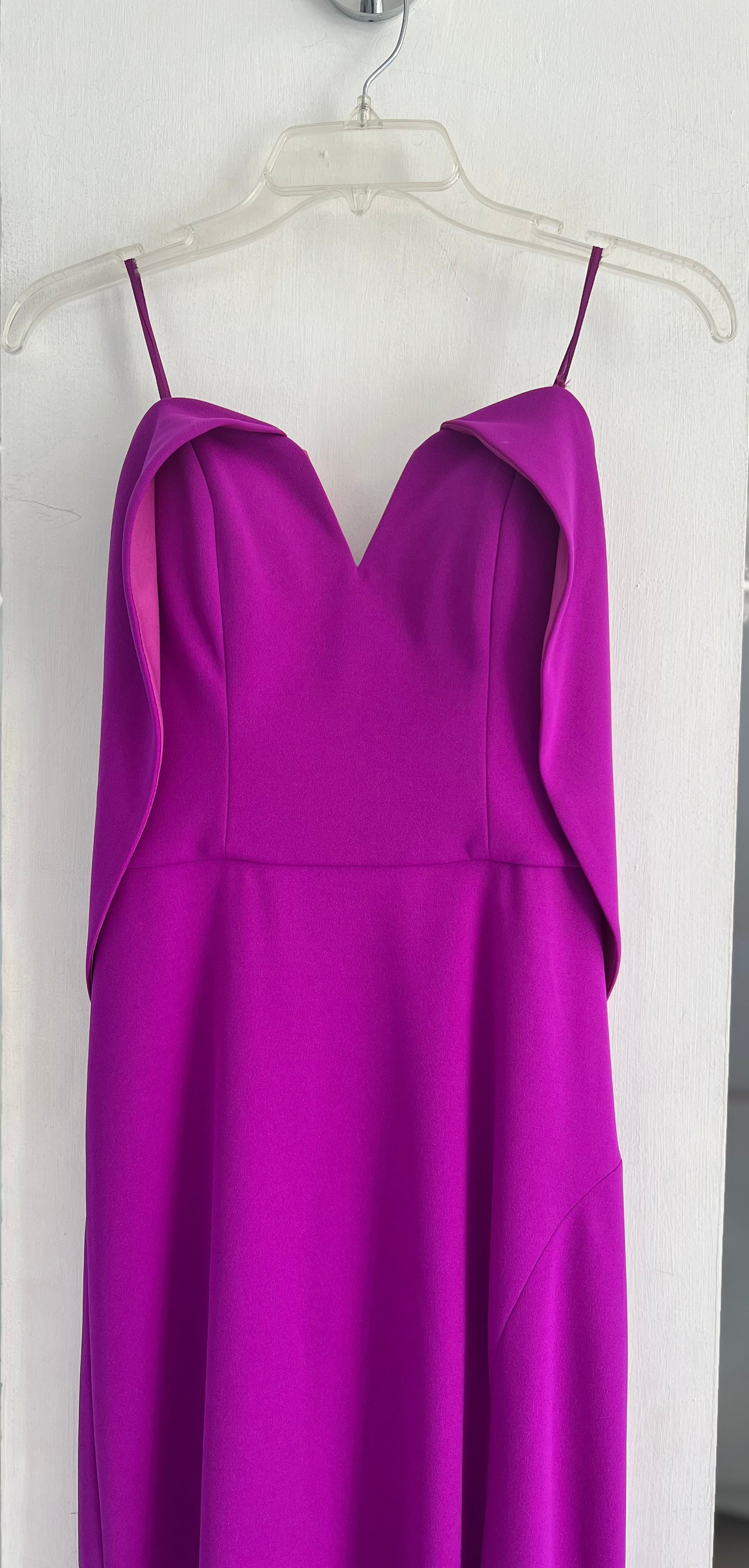 VESTIDO LARGO NEGRO/BUGAMBILIA/VERDE ESCOTE CORAZÓN 56689
