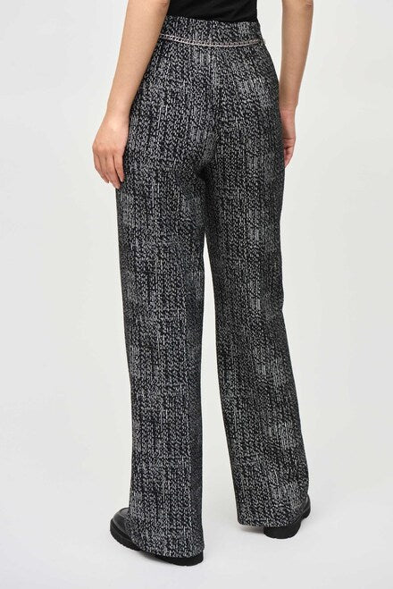 PANTALÓN JASPEADO -CINTO 243288