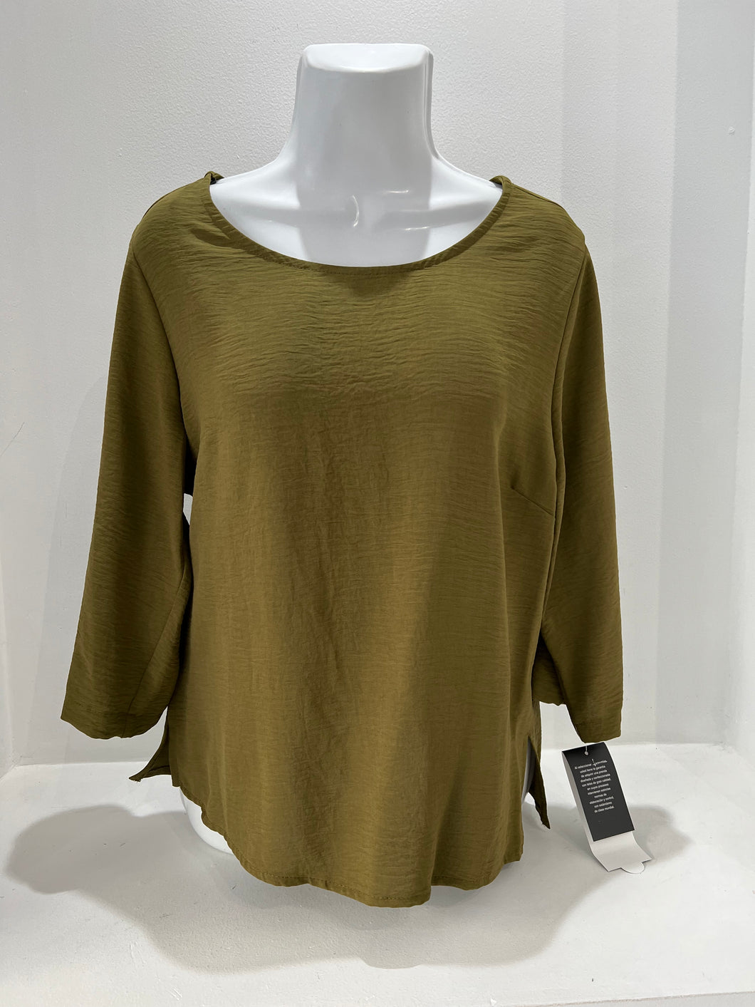 BLUSA CAFÉ/NEGRA/VERDE