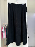 FALDA PANA MIDI NEGRO/BEIGE L35439