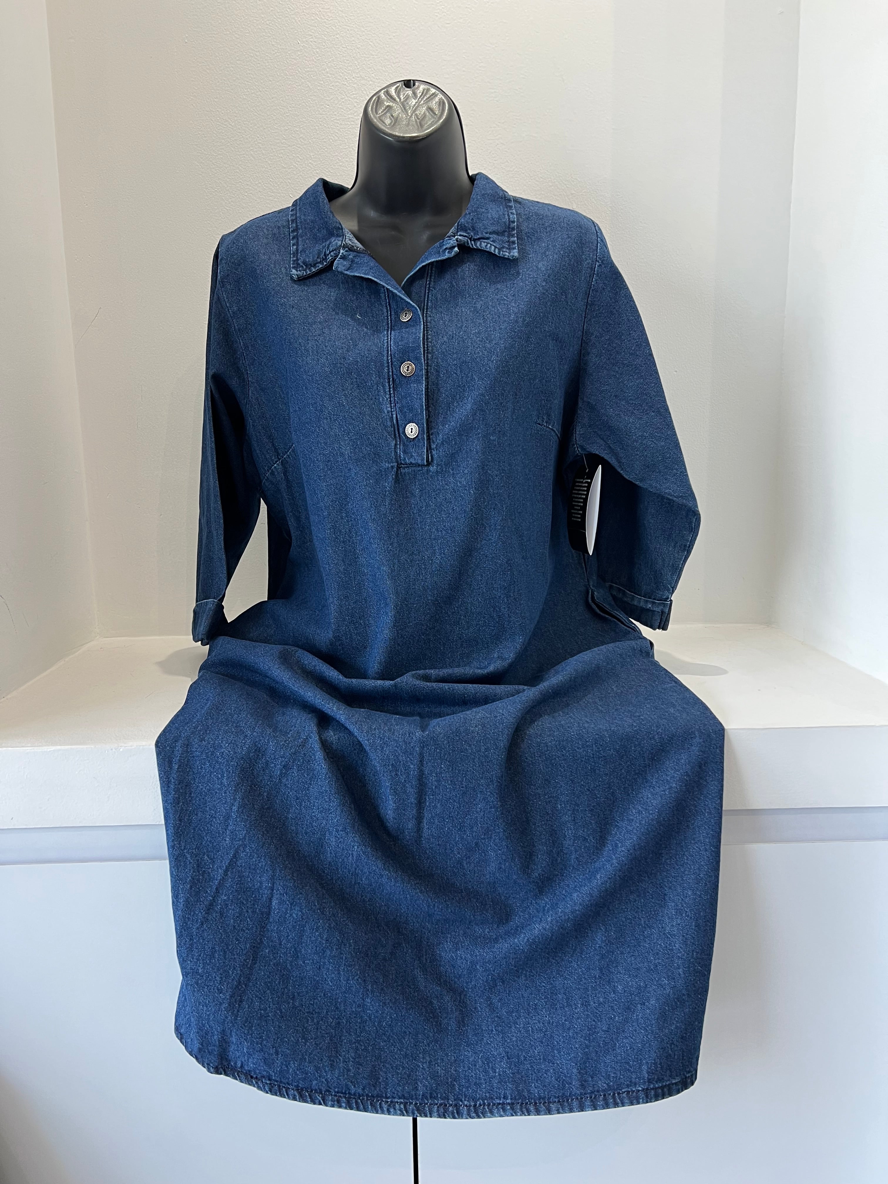 VESTIDO CORTO MEZCLILLA