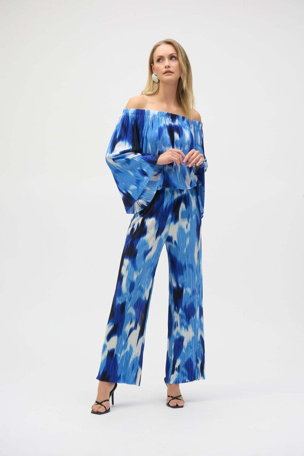BLUSA AZUL ABARROTADA 252227