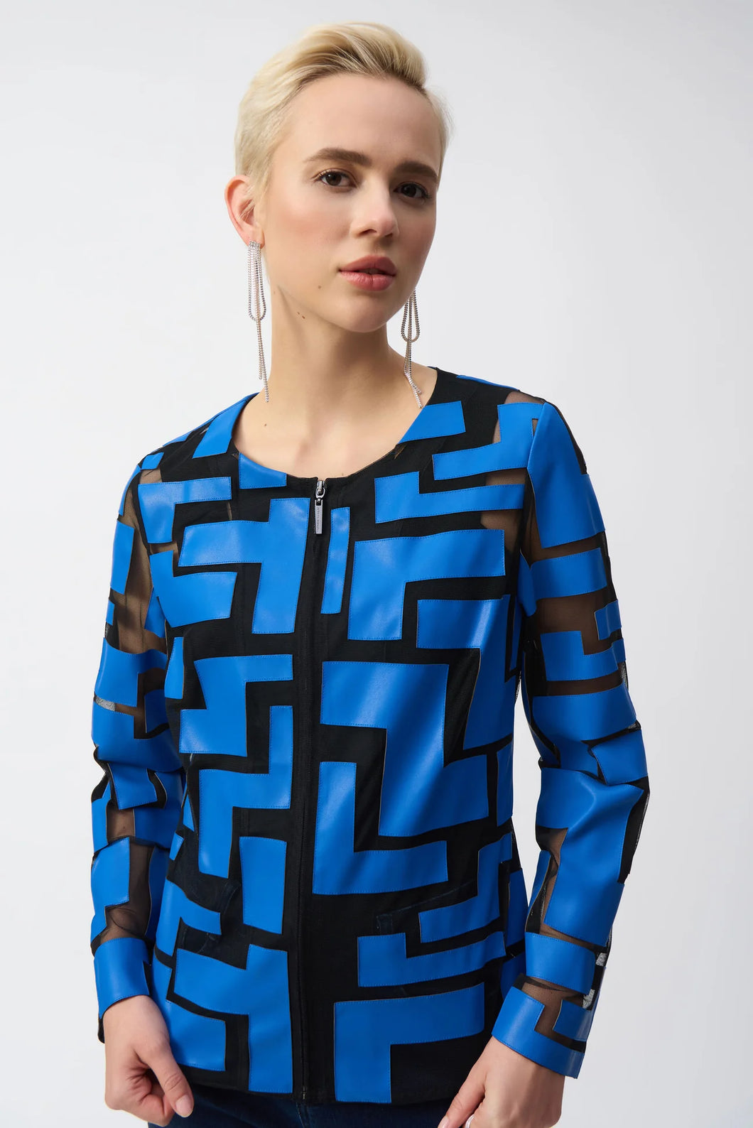 CHAQUETA NUDE/AZUL 251932