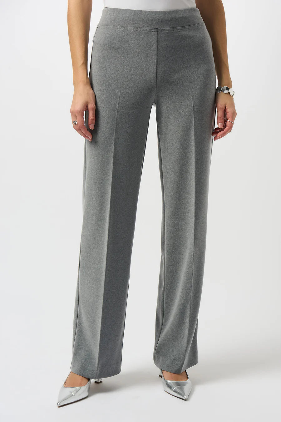 PANTALÓN GRIS PIERNA ANCHA 253303