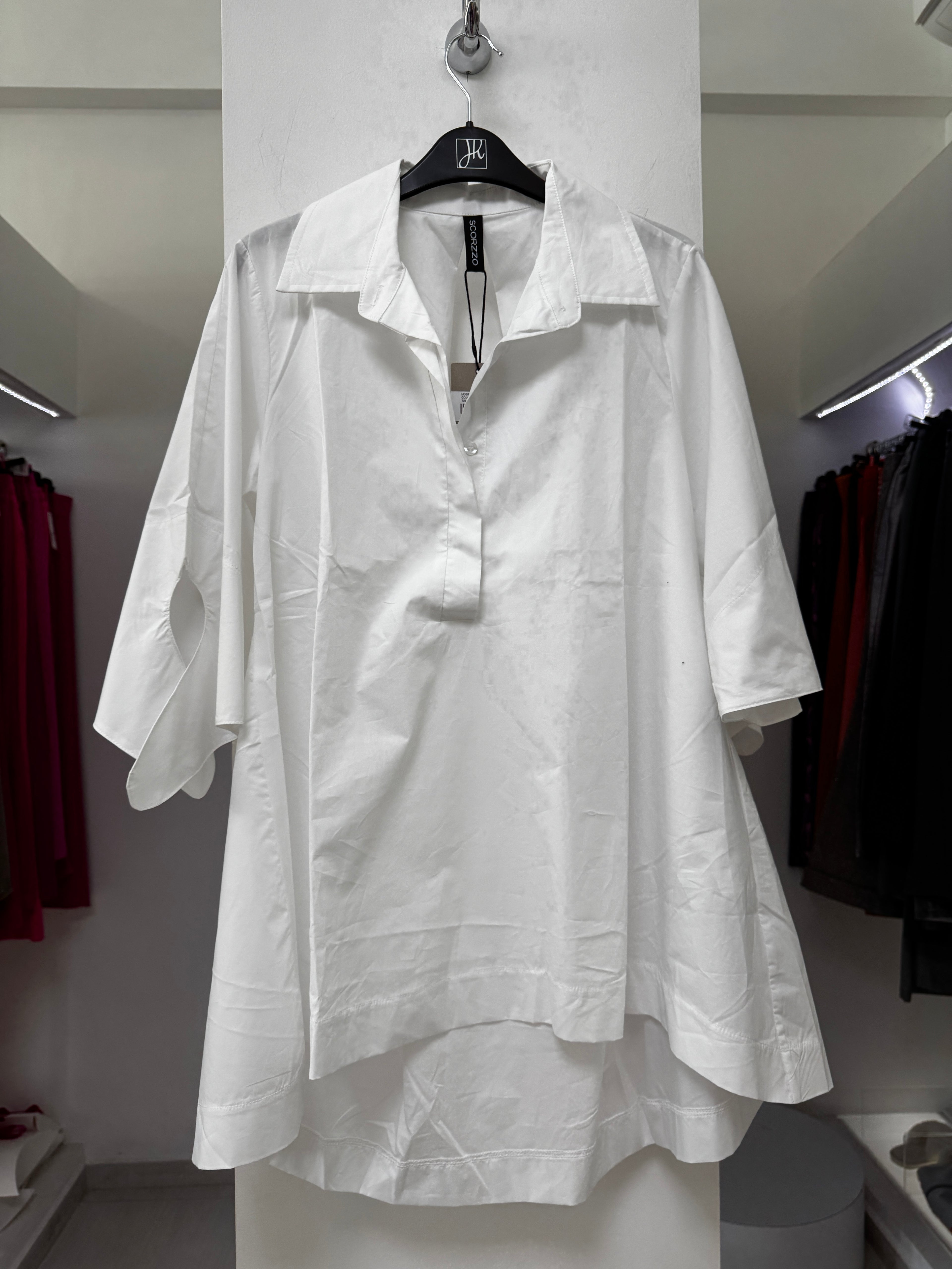 CAMISA BLANCA MANGA LAZADA 125800