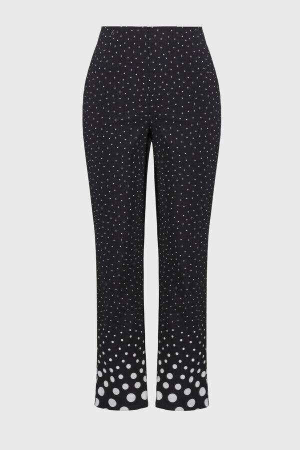 PANTALÓN NEGRO ESTAMPADO LUNARES 251223