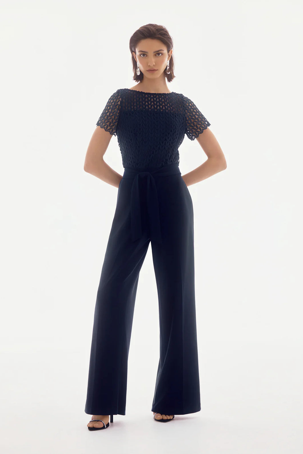 JUMPSUIT AZUL MARINO TALLE GUIPUR 251715