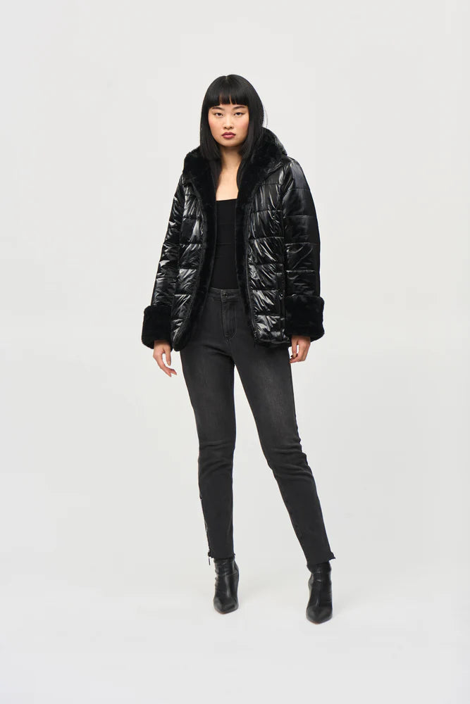 CHAQUETA PUFFER NEGRO REVERSIBLE 243937