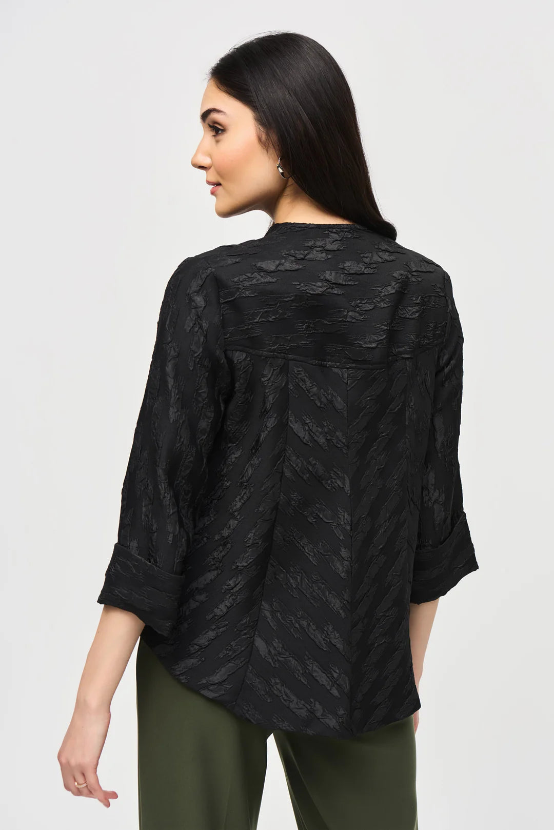 SACO NEGRO/VERDE LIMÓN 243128