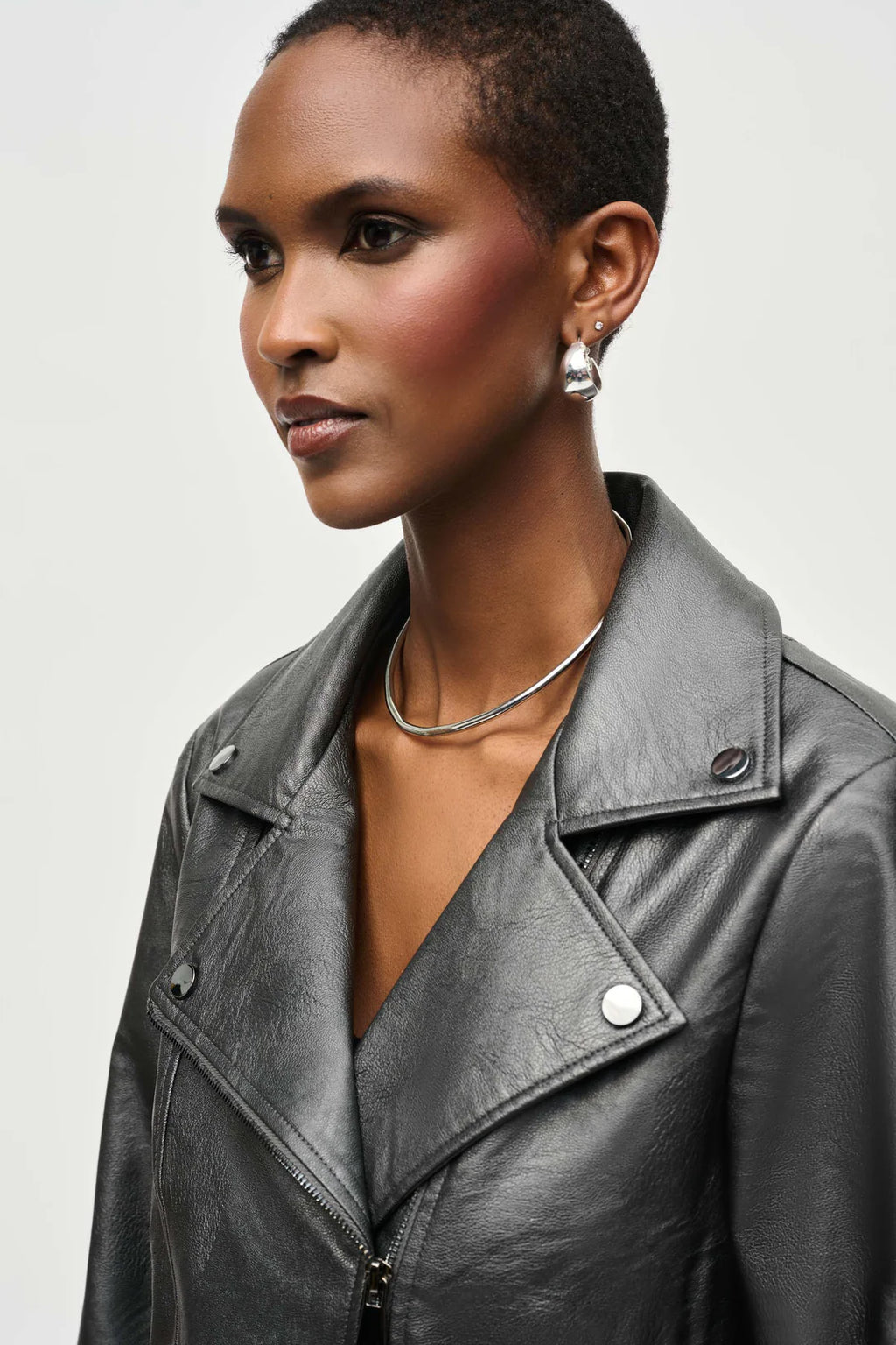 CHAQUETA PIEL VERDE/COBRE/UVA/NEGRO 234902F24