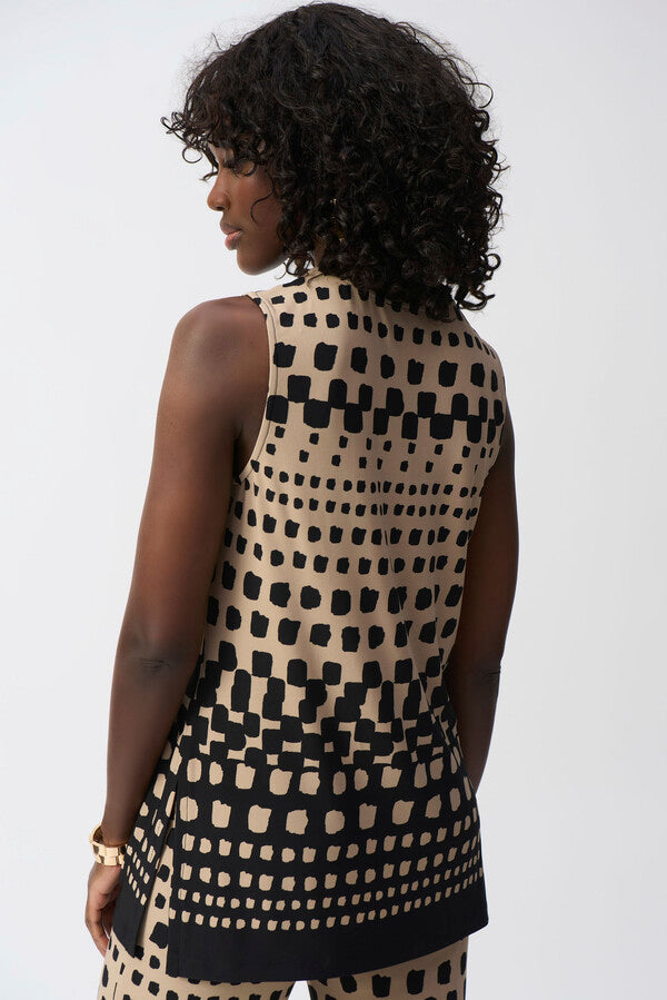 BLUSA NEGRA ESTAMPADA 251193