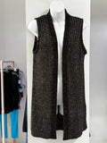 CHALECO NEGRO TEJIDO L33460