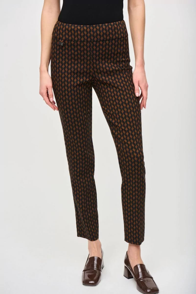 PANTALÓN NEGRO ESTAMPADO 243306