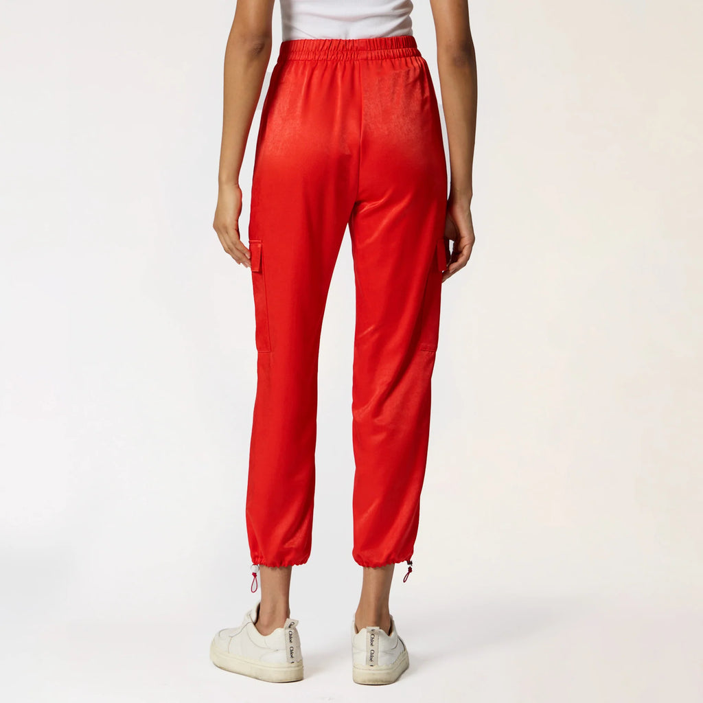 PANTALÓN CARGO ROJO R26086