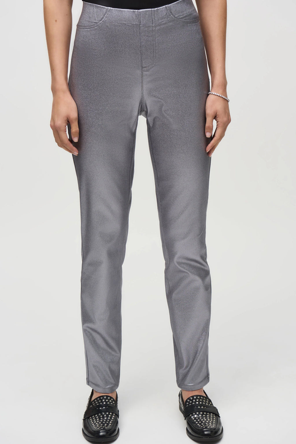 PANTALÓN GRIS METÁLICO 244952