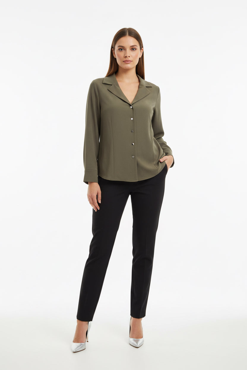 BLUSA VERDE OLIVO 2560
