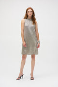 VESTIDO CORTO ORO 252216