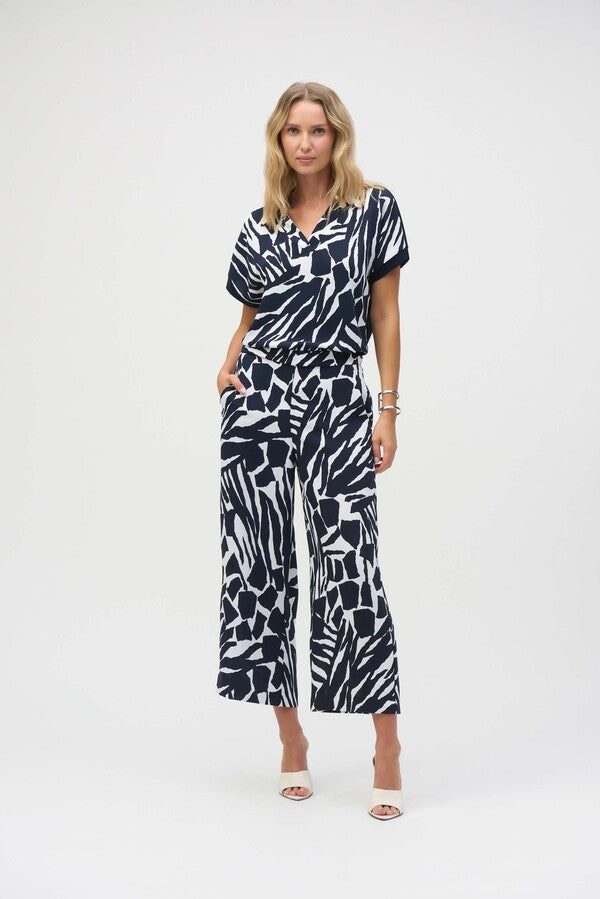 PANTALÓN AZUL MARINO ESTAMPADO 252145