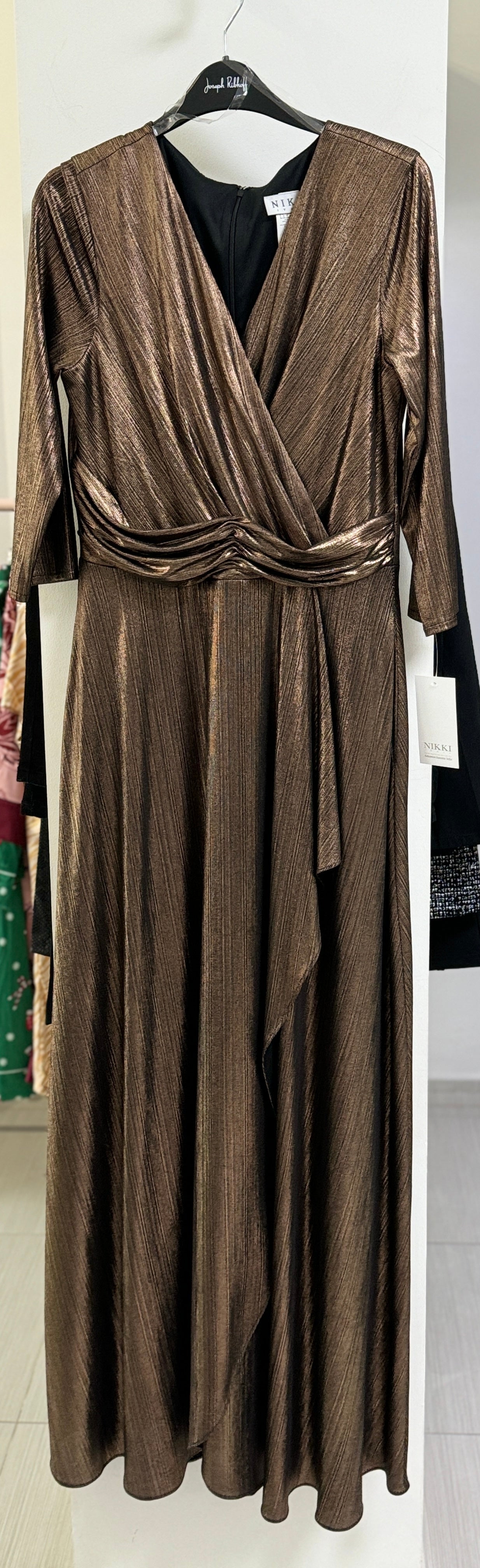 VESTIDO LARGO COBRE 56893