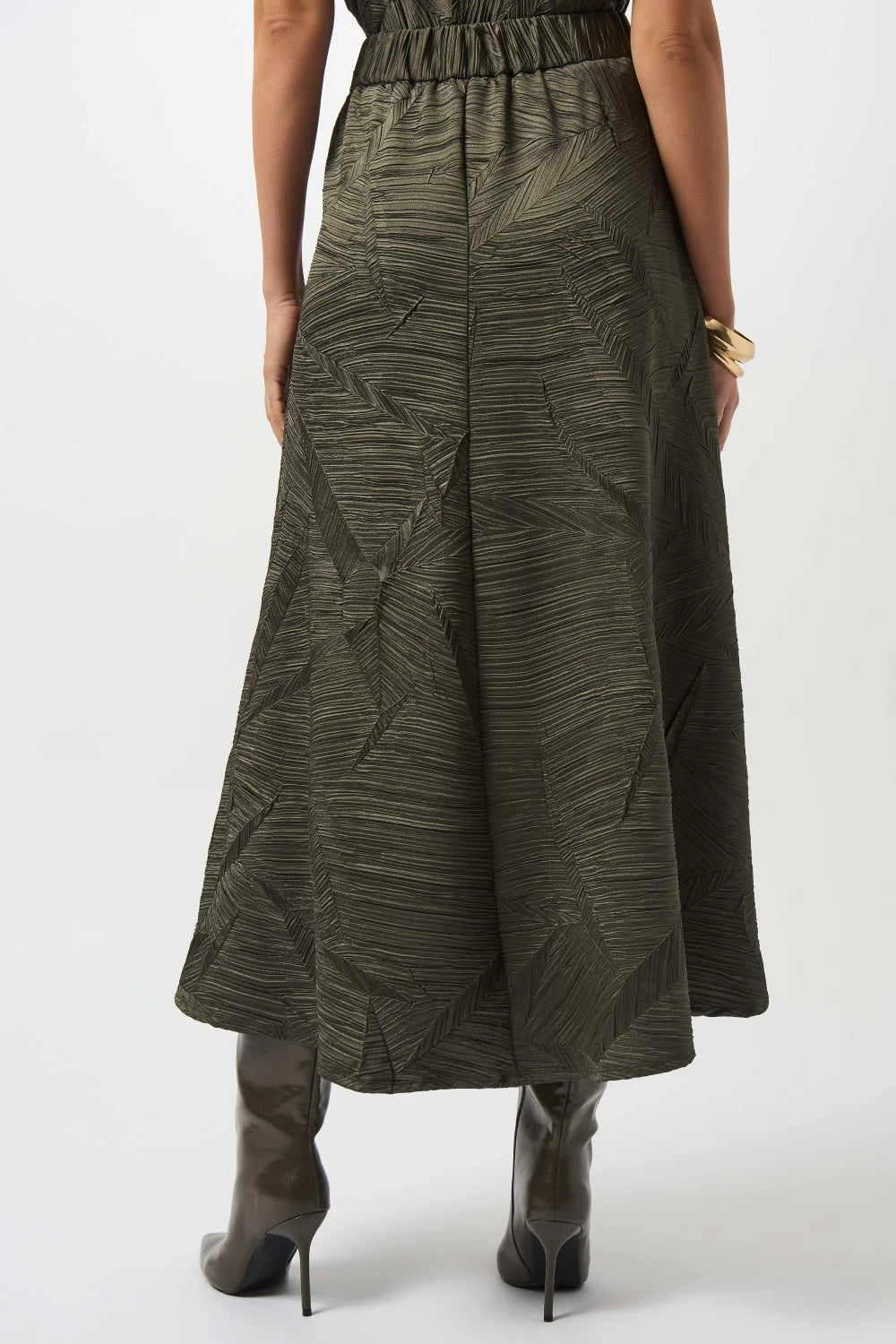 FALDA MIDI VERDE 253248