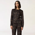 BLUSA NEGRA ANIMAL PRINT R26061