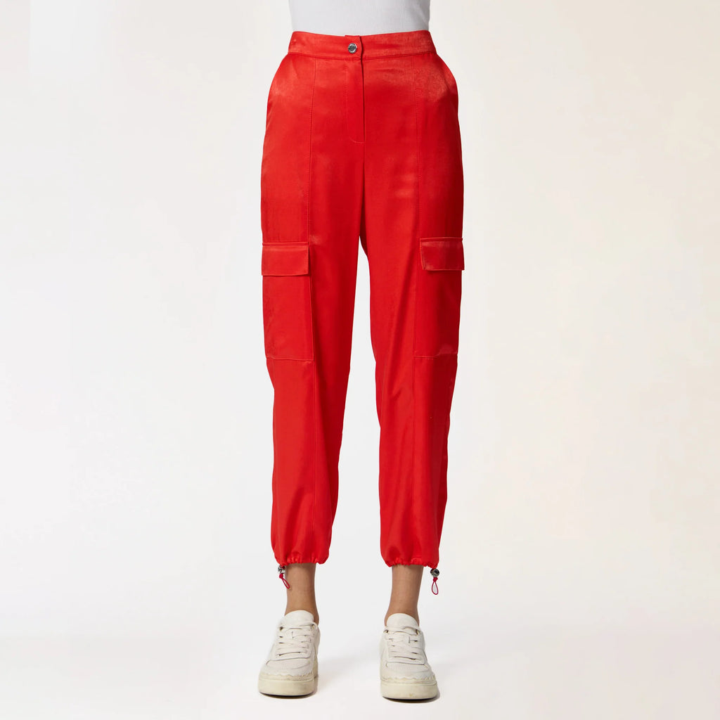PANTALÓN CARGO ROJO R26086