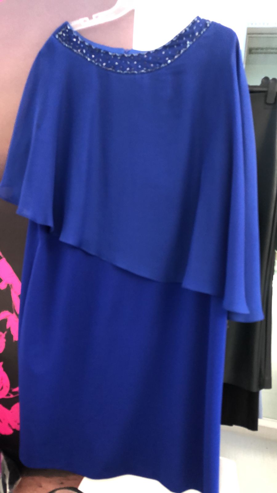 VESTIDO CORTO GASA 8066
