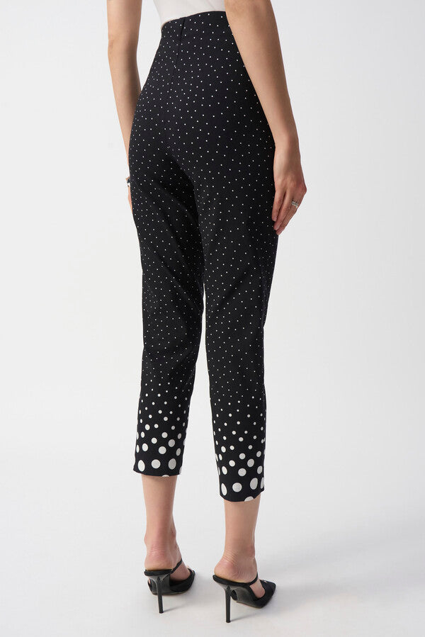 PANTALÓN NEGRO ESTAMPADO LUNARES 251223
