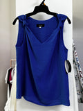 BLUSA AZUL/NEGRA/BEIGE L35562