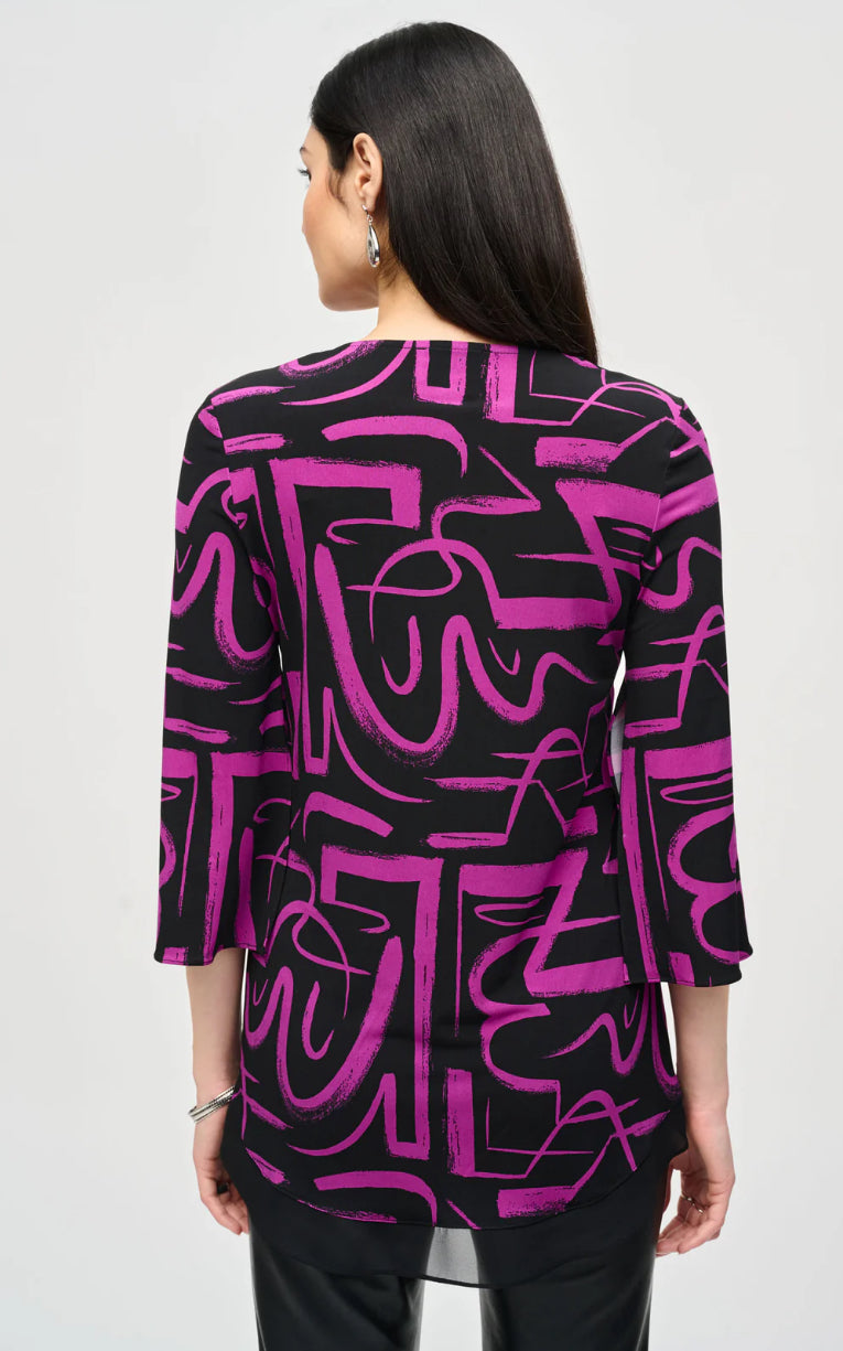 BLUSA NEGRO ESTAMP CIERRE EN CUELLO 243059