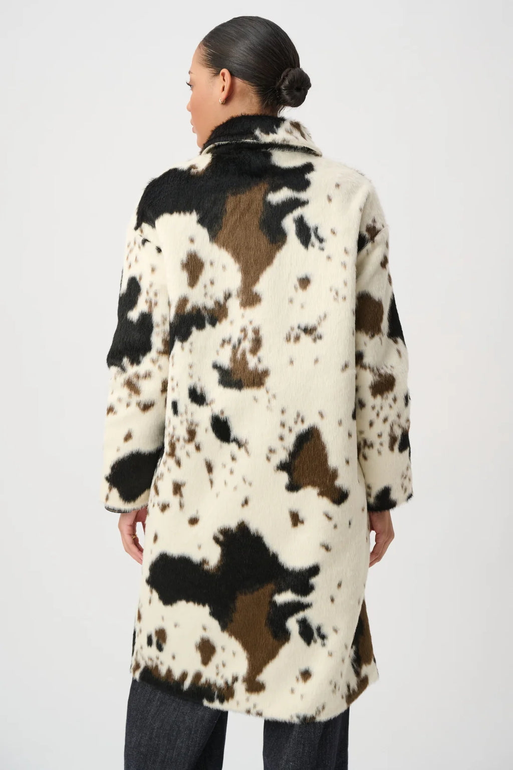 ABRIGO BEIGE PRINT VACA 264944