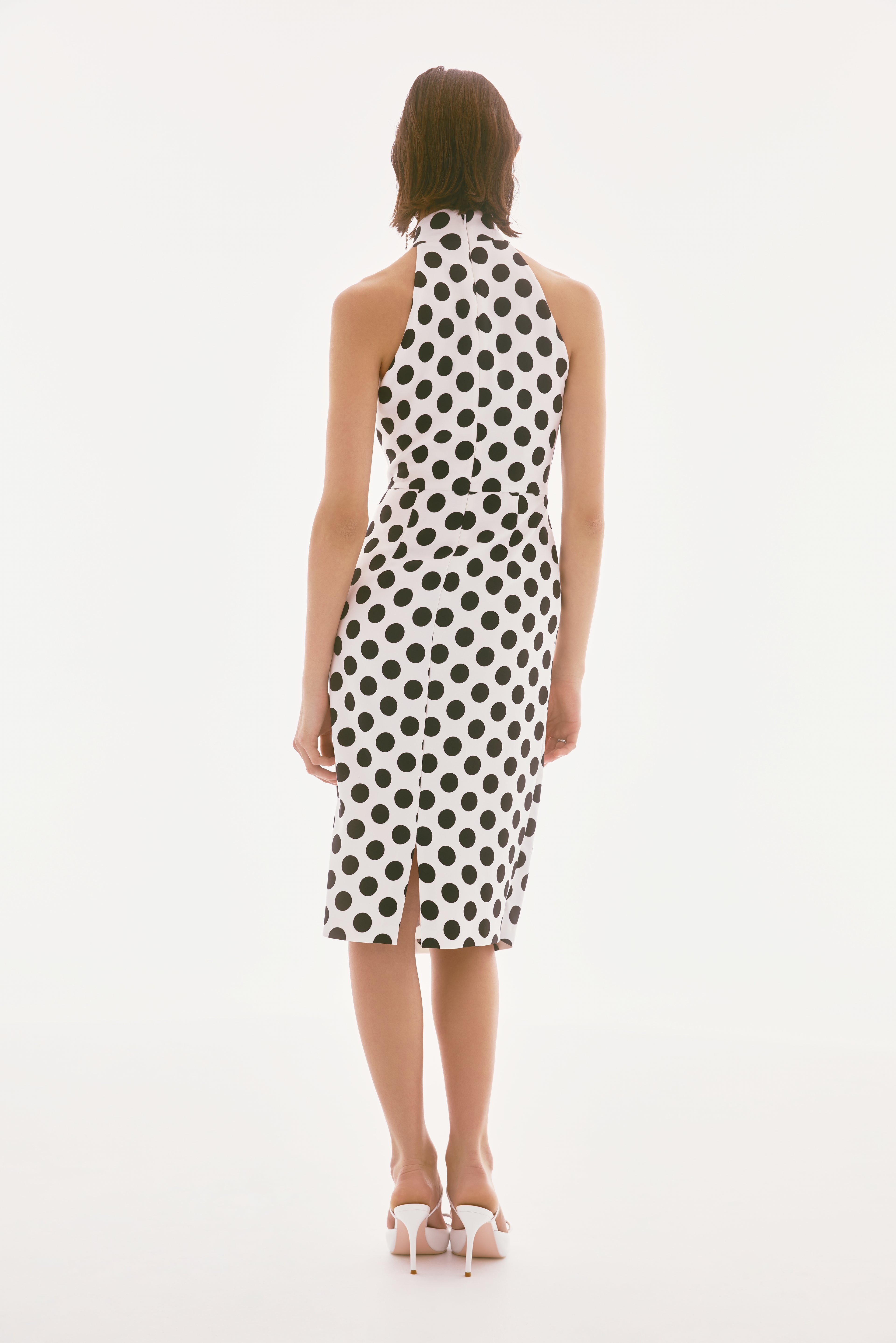VESTIDO MIDI BLANCO ESTAMPADO 251759