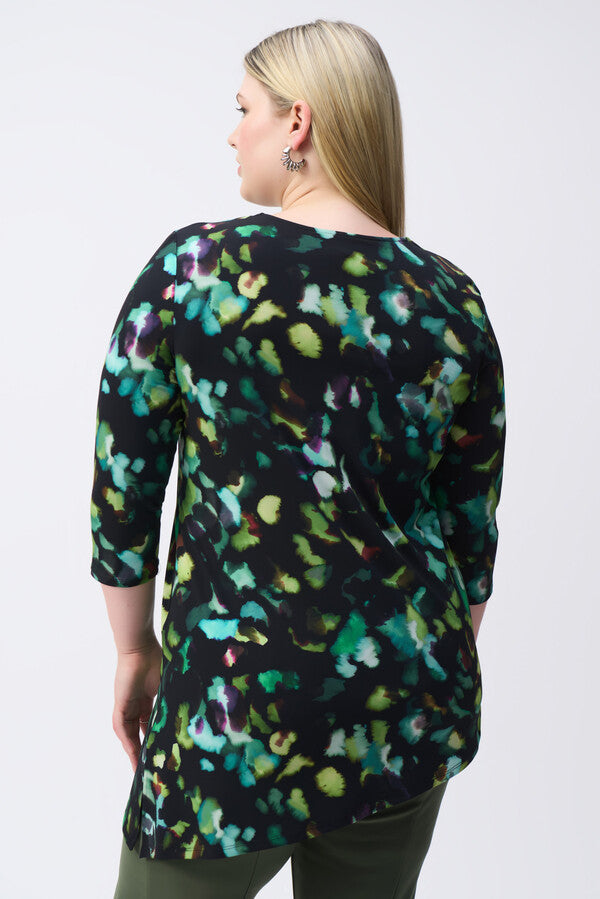 BLUSA NEGRA ESTAMPADA 243134