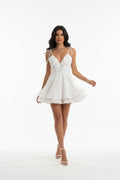 VESTIDO SHORT MINI BLANCO J2604