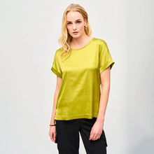 Cargar imagen en el visor de la galería, BLUSA VERDE MANZANA/VERDE IGUANA/NEGRO/BEIGE 243912
