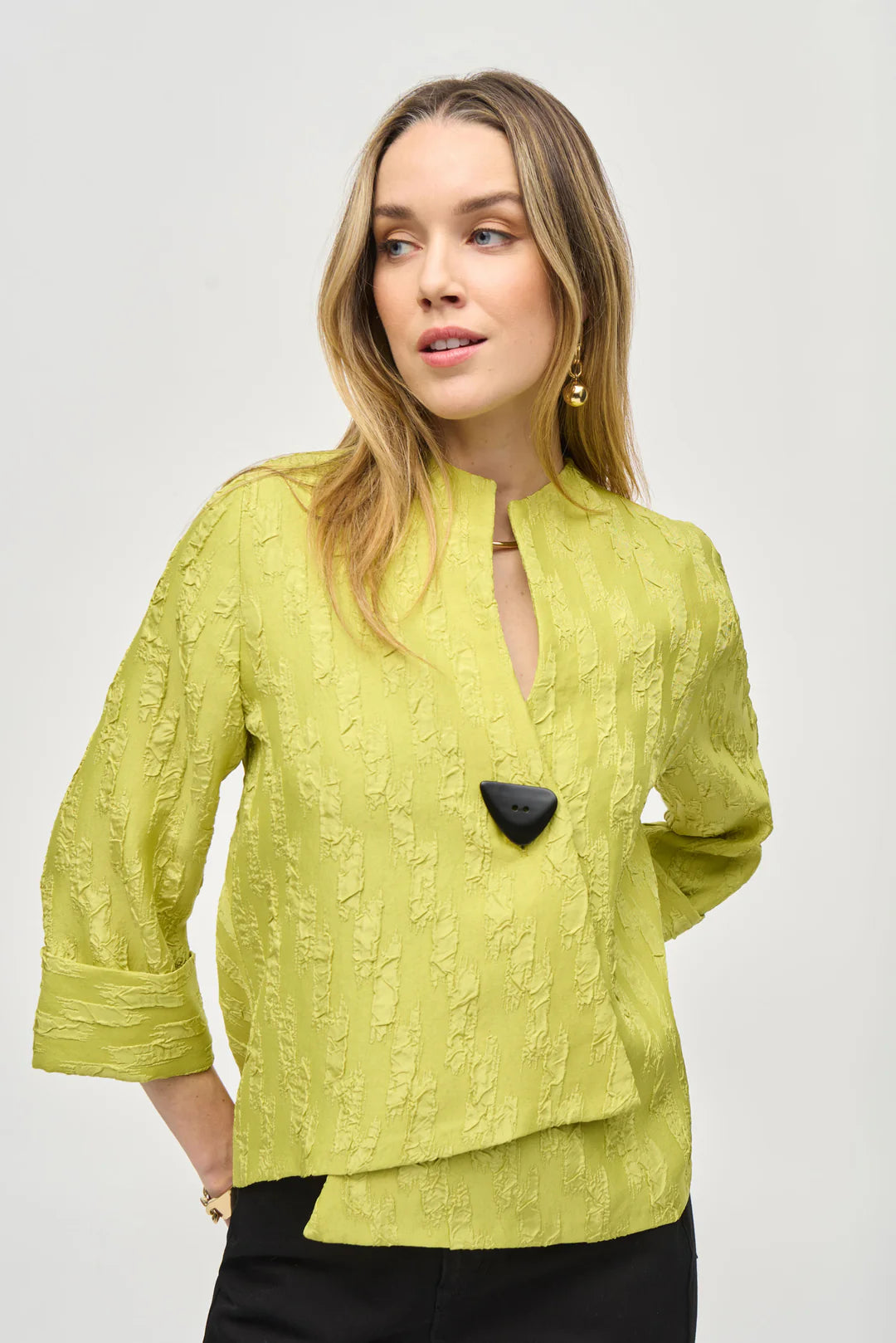 SACO NEGRO/VERDE LIMÓN 243128