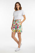 SHORT BLANCO ESTAMPADO 2302