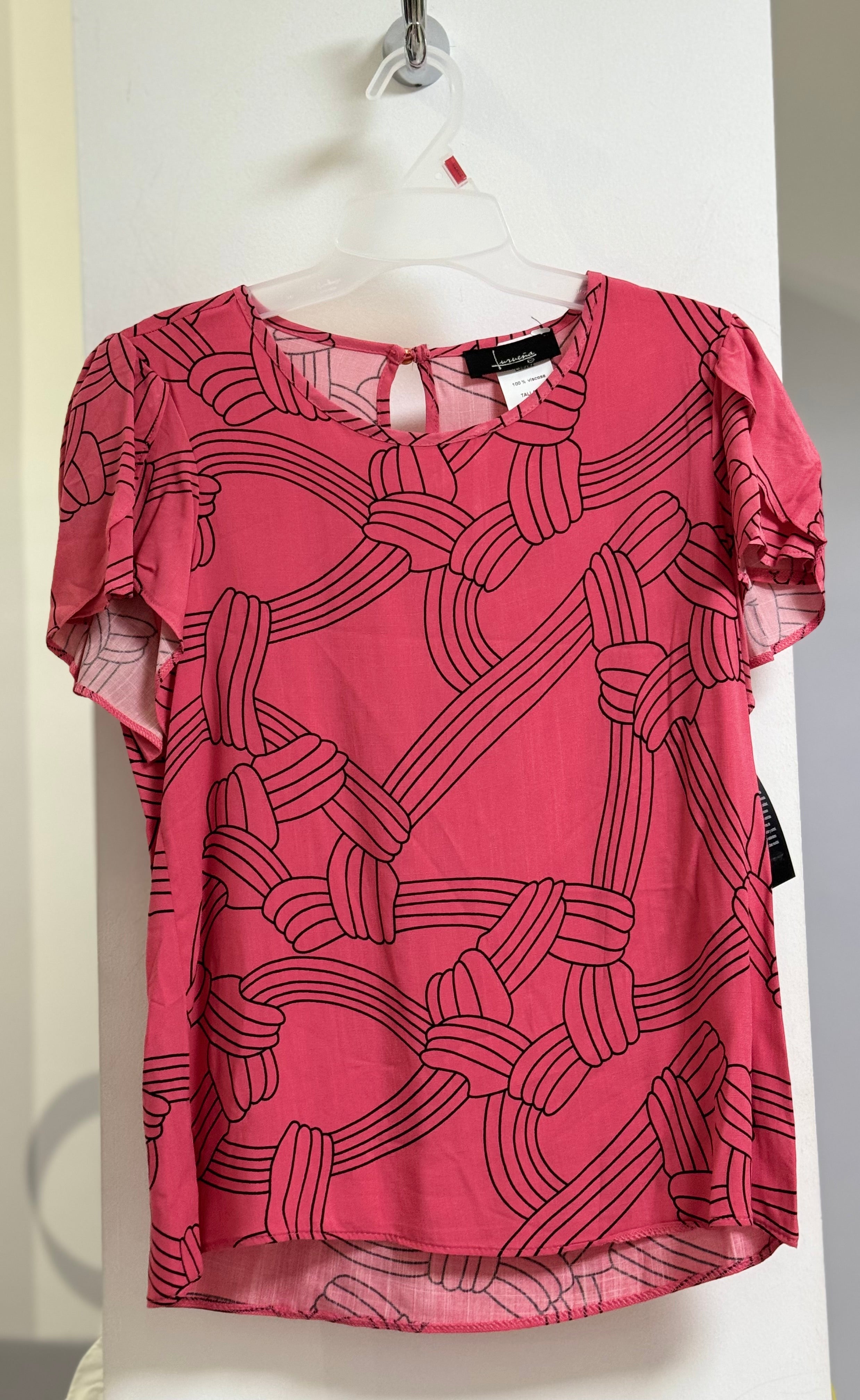 BLUSA ROSA ESTAMPADA L35292