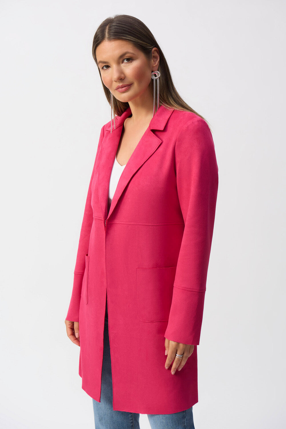 SACO ROSA/BEIGE GAMUZA 251941