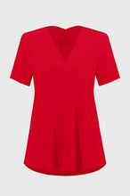 Cargar imagen en el visor de la galería, BLUSA ROSA/ROJO/FIUSCHA CUELLO V 251125
