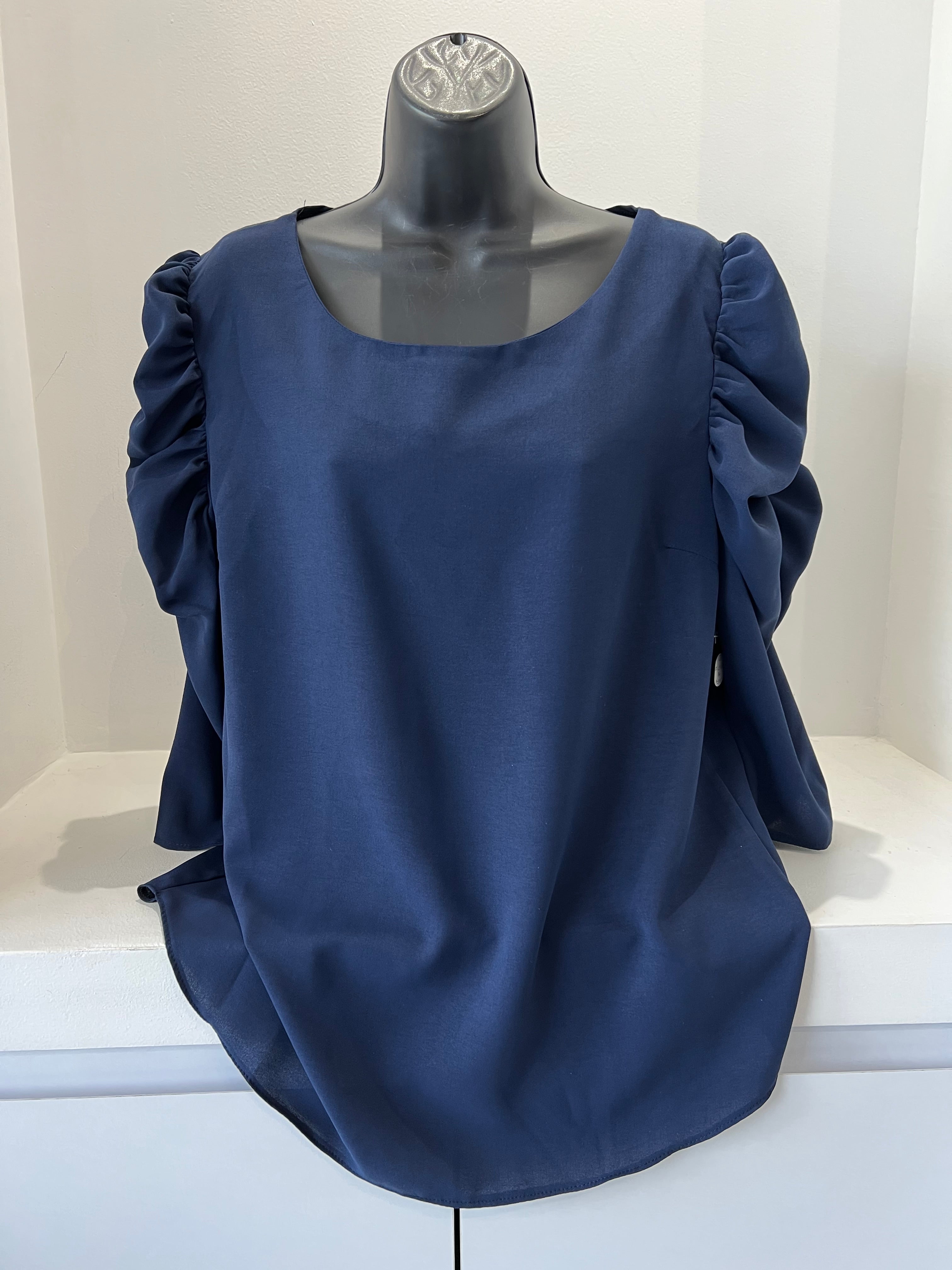BLUSA VERDE/NEGRO/AZUL MARINO
