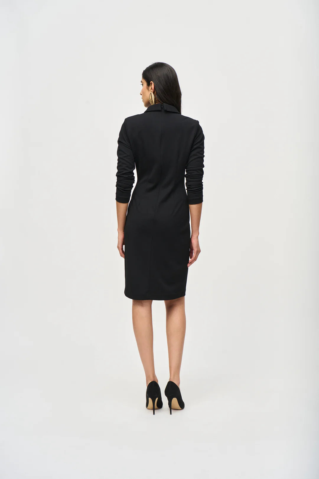 VESTIDO NEGRO CUELLO CRUZADO 243146