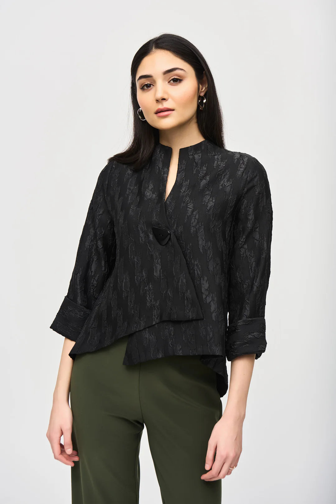 SACO NEGRO/VERDE LIMÓN 243128
