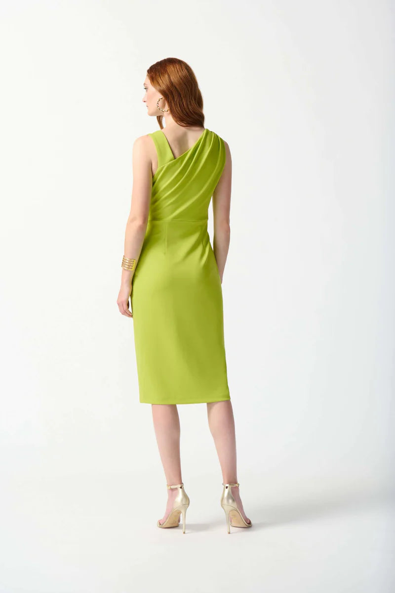 VESTIDO CORTO VERDE LIMÓN/AZUL REY 242234